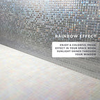 Pixel Rainbow Light Effects Window Privacy Film by Artscape - Image 4