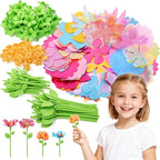 Kufanda DIY Fabric Flower Bouquets Toys Accessories Can Make 36 Flowers by Kufanda