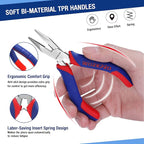 WORKPRO Mini Pliers Set, 3-Piece Small Pliers Tool Kit | Includes 4” Diagonal - Image 4