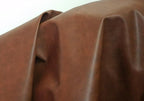 NAT Leathers™ | Cognac Rustic Brown Two Tone Soft Faux Vegan Leather Sheet - Image 4