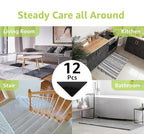 Rabenda 12 Pcs Rug Tape, Non Slip Rug Pads Grippers - Image 4