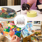 Palette Knife Set, 11 Pieces Stainless Steel Spatula Palette Knives Painting - Image 4