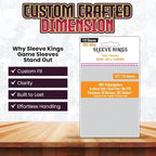 Sleeve Kings Standard Card Sleeves – 110 Count, Large Size – SKU: SKS-8846 - Image 3