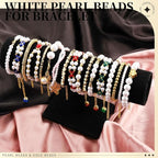 LEOBRO Pearl Beads for Bracelets, Friendship Bracelet Kit, Crafts & DIY Jewelry - Image 2