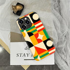 ZHEGAILIAN Case for iPhone 14 Pro Max, Geometric Colors Durable Shockproof - Image 6