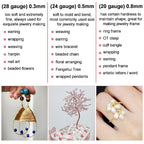 203 Feet Tarnish Resistant Copper Wires 24 Gauge/0.5mm Jewelry Craft Wires - Image 4