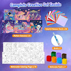 JoyCat Paint with Water Coloring Books & Shimmer Art | Art & Craft Activity - Image 5