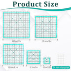Quilting Rulers, 5 Square Quilting Templates - Image 2
