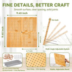 4-Pack 4.7" Crochet Blocking Boards - Image 2