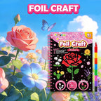 FUNNYB&G Foil Art Craft Kit for Girls 4-10 Years Old: Mess-Free & No-Glue - Image 3