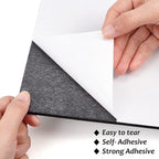 BENECREAT 8 Sheets 4mm EVA Paper Craft Foam Sheets 11.8x8.2" Black Foam Stickers - Image 3