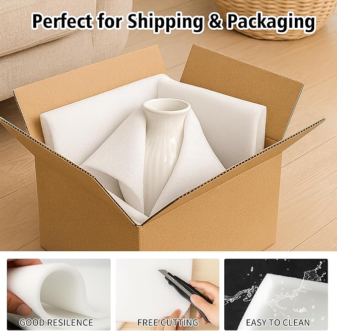 59"x 79" Inch High Density Foam Sheets, 35D Durable Craft Foam · Large Cushion - Image 5