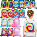 Sweetude 16 Pcs Tye Dye Party Favor Bags Tie Dyed Drawstring Backpack Gift Bag by Sweetude