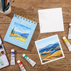 35 Sheets Watercolor Paper Pad 4x4 Inch, 140 lb/300 GSM Cold Press Water Color - Image 5