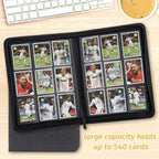 9 Pocket Card Binder, Premium Zip Trading Card Binder, 540 Double Sided Pocket - Image 5