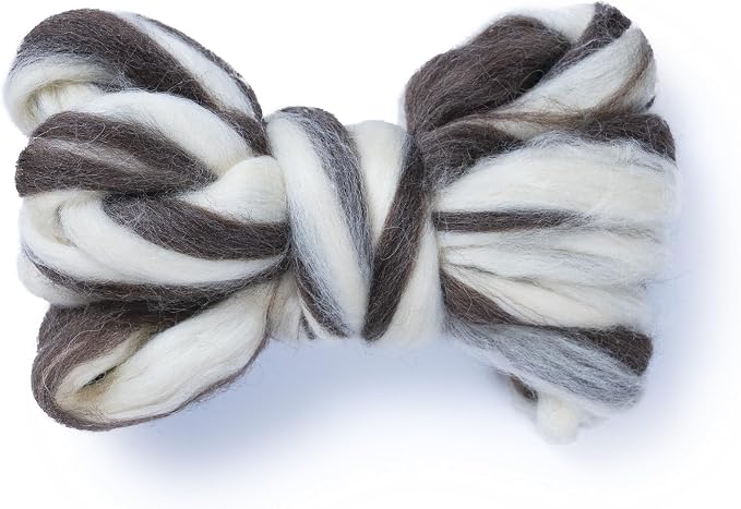 Kondoos Natural Wool roving, 2 OZ. Best Wool by Kondoosnaturalfibers