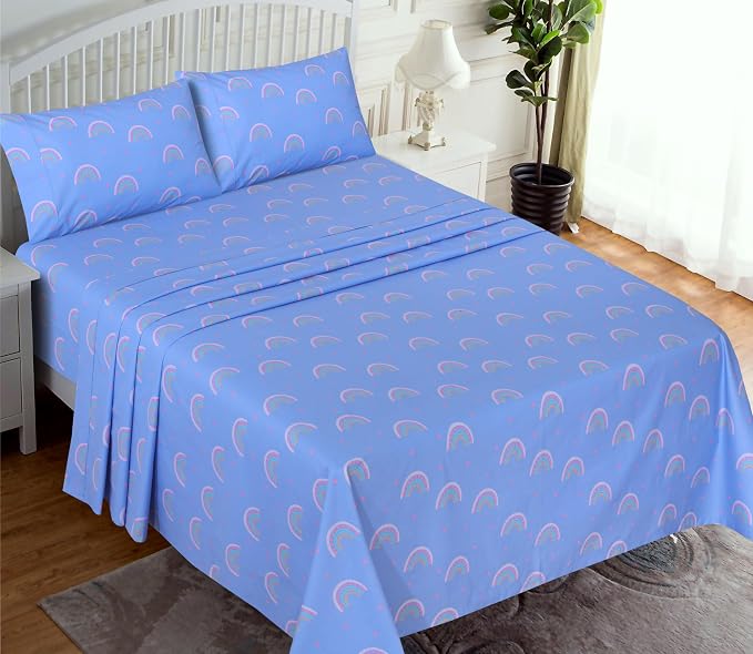 RUVANTI 100% Cotton Sheets – Queen Size Percale Bedding, Cooling & Breathable - Image 2