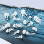Woohome 20 PCS 3D Mini Jellyfish Mini Whale Resin Mould Filler Resin Casting - Image 4