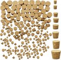 Jetec 120 Pcs Tapered Cork Stoppers, Wood | Variety Pack Corks, Wine Beer Glass by Jetec