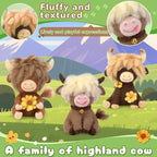 Yizzvb Needle Felting Kit, Highland Cow Family Needle Felting Kits - Image 8