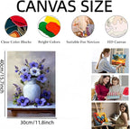 GXGLLPZBY Painting by Numbers for Adults Beginner, Flower Adult Paint by Number - Image 6