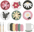 Emri Lane Punch Needle Kit – 6 Floral Design Punch Needle Embroidery Kit w/Monk by EmriLane