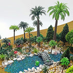 42Pcs Diorama Supplies Kit, Model Trees, Miniature Palm Trees, Architecture Tree - Image 5