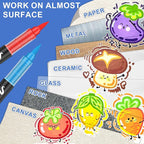 Amamao Acrylic Paint Markers, Soft Brush Tip Pens and Markers, Acrylic Paint - Image 7