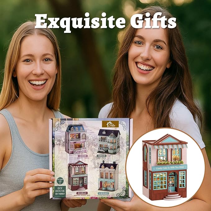 Flever Dollhouse Miniature DIY House Kit Creative Room - Image 8