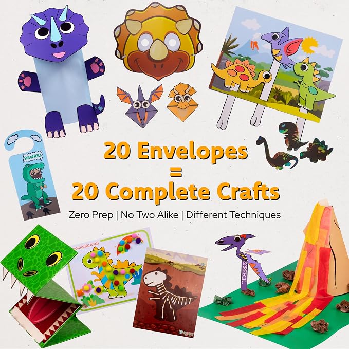 Craftikit® 20 Award-Winning Dinosaur Crafts - Image 4