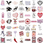 104 PCS Romance Book Stickers for Kindle- Bookish Fantasy Dragon Aesthetic - Image 2
