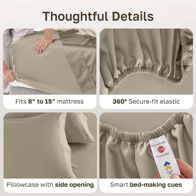 California Design Den Twin Sheet Set - Image 6