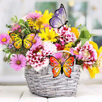 36PCS Wooden Hollow Butterfly Ornaments to Paint, 6 Styles DIY Blank Unfinished - Image 3
