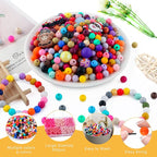 300Pcs Silicone Beads 9mm Mix Color, Bulk Silicone Beads 9mm - Image 3