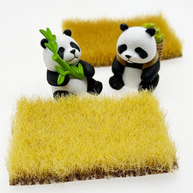 Woohome 2 PCS Model Grass Tufts Resin Static Scenery Model, Artificial Grass - Image 2
