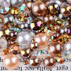 3900+ Pcs Rhinestones and Pearls Kit, 2-10mm Flatback Gems - Image 4
