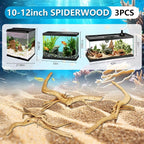 3 Pcs Natural Spiderwood for Aquarium, Aquarium Driftwood Freshwater 10-12 Inch - Image 2
