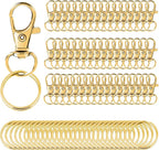 100PCS Gold Swivel Clasps Lanyard Snap Hooks by AUGSUN