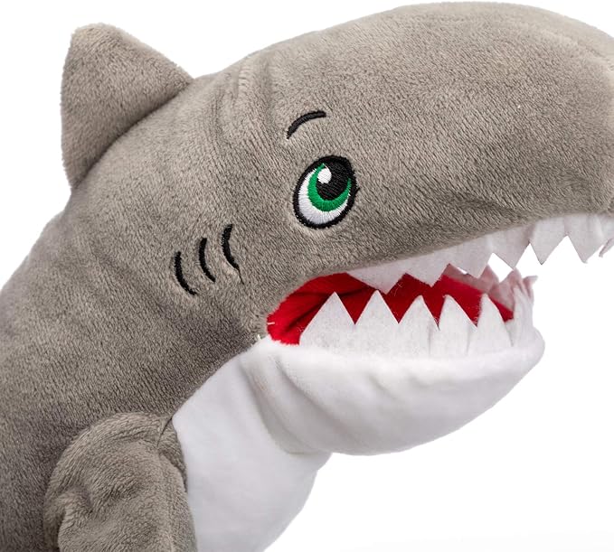 HollyHOME Shark Hand Puppets Stuffed Ocean Animals Hand Puppet Plush Animal - Image 6