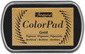 Jacquard ColorPad Archival Pigment Ink Stamp Pads- Metallic Gold by Jacquard