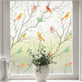 Coavas Stained Glass Window Film, Decorative Frosted Glass Window Privacy Film by Coavas