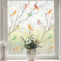 Coavas Stained Glass Window Film, Decorative Frosted Glass Window Privacy Film by Coavas