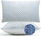 Cooling Bed Pillows for Sleeping Set of 2, Shredded Memory Foam Pillows for Bed by Unknown