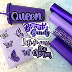 WRAPXPERT Purple Permanent Vinyl Metallic, Compatible - Image 4