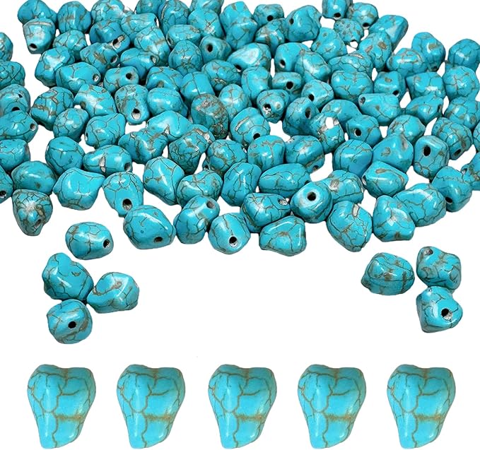 Turquoise Irregular Beads for Bracelet Making by PAMIRTONG