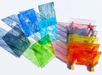 LITMIND 12 Sheets Streaky Transparent Stained Glass Pack – Mystic Wispy Rainbow - Image 2