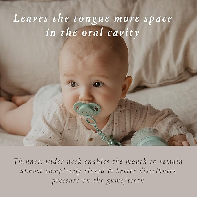 Suavinex Bonhomia SX PRO Physiological Pacifier, Supports Breastfeeding Babies, Pacifiers for 6-18 Months, Baby Pacifier, Baby Accessories, (Mint)