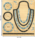Petoysoso Bead Boards for Jewelry Making, Bamboo Beading Board for Bracelet & - Image 2