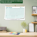 Habit Tracker Calendar, Daily Weekly Goal and Habit Tracker Journal, 12 Months - Image 6