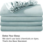 Bare Home 2-Pack Fitted Bottom Sheets Split King - Image 7
